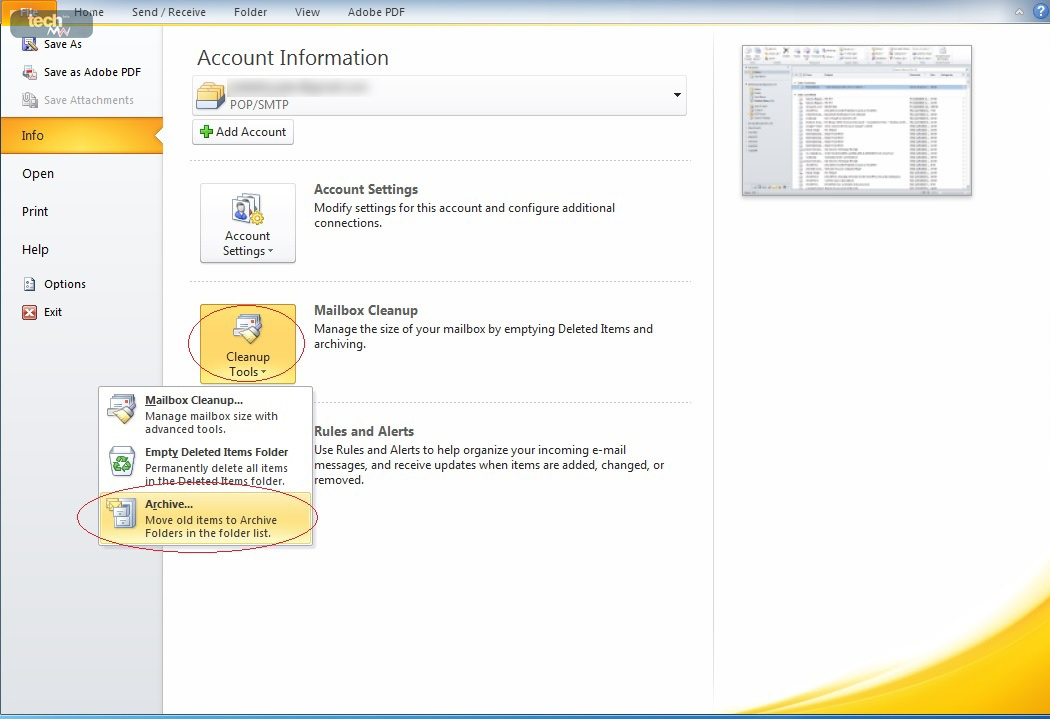 Guide of AutoArchive Process in MS Outlook - Outlook Troubleshooting